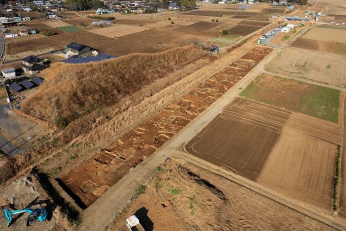 調査区近景（南東方向から）