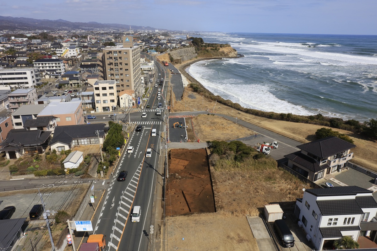北部調査区遠景（南から）